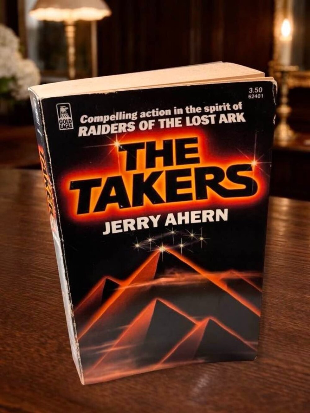 The Takers Jerry Ahern 1984 First Edition Gold Eagle Vintage Action Adventure